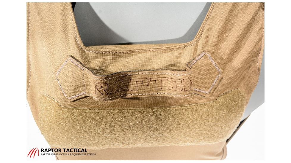 Raptor Tactical GHOST MK1 Plate Carrier, MOLLE/Velcro, Medium, Coyote Brown, RT-GHOST1-CB-M