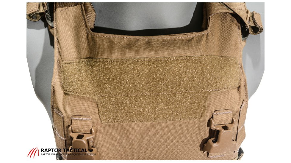 Raptor Tactical GHOST MK1 Plate Carrier, MOLLE/Velcro, Medium, Coyote Brown, RT-GHOST1-CB-M