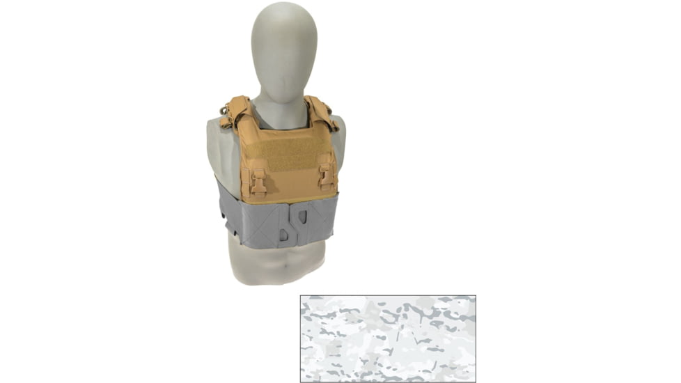Raptor Tactical GHOST MK1 Plate Carrier, MOLLE/Velcro, Extra Large, MultiCam Alpine, RT-GHOST1-MCA-XL
