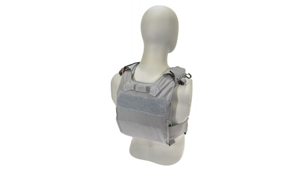 Raptor Tactical GHOST MK1 Plate Carrier, MOLLE/Velcro, Medium, Tactical Grey, RT-GHOST1-TG-M