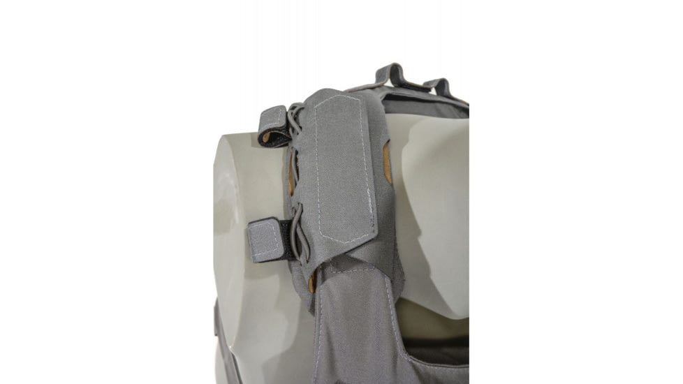 Raptor Tactical GHOST MK1 Plate Carrier, MOLLE/Velcro, Medium, Tactical Grey, RT-GHOST1-TG-M