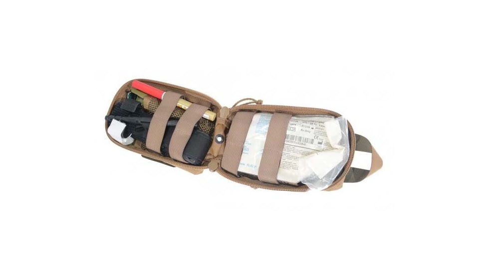 Raptor Tactical Individual First Aid Kits IFAK, Horizontal Panel, Coyote Brown, IFAK-CB-HR