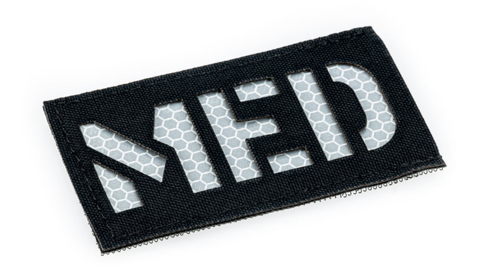 Raptor Tactical Laser Cut Reversible Patch, Black, RV-BL