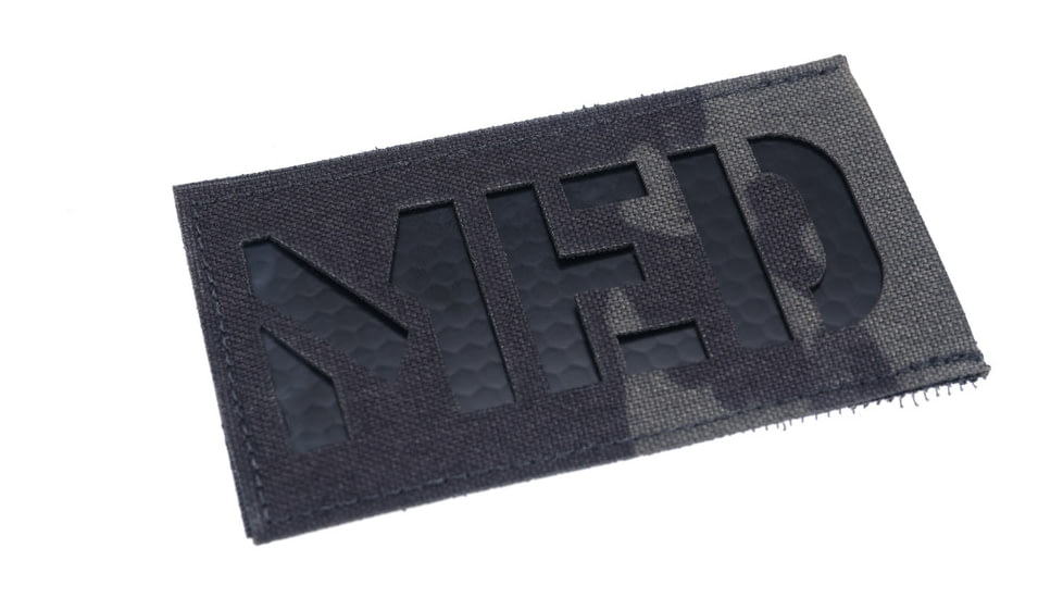 Raptor Tactical Laser Cut Reversible Patch, Multicam Black, RV-BM