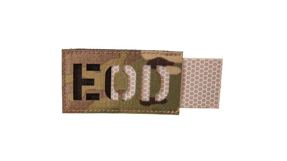 Raptor Tactical Laser Cut Reversible Patch, Multicam, RV-MC