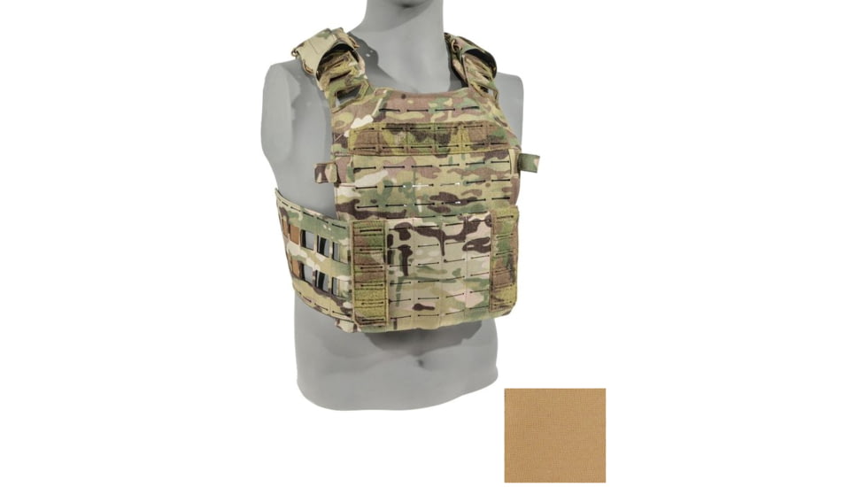 Raptor Tactical LOKI Super Light Plate Carrier, Coyote Brown, Large, RT-LOKI-CB-L