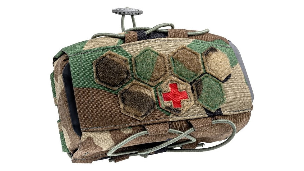 Raptor Tactical Modified Individual First Aid Kits MIFAK, Woodland, MIFAK-M81