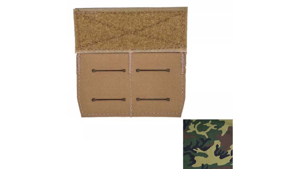 Raptor Tactical ODIN Belt Extension 2-Row Panel, Woodland, 2x2, RT-EXT2-WD-2x2