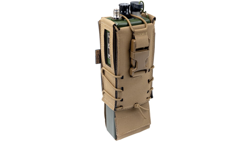 Raptor Tactical PRC-152 Radio Pouch, Coyote Brown, PRC152-CB