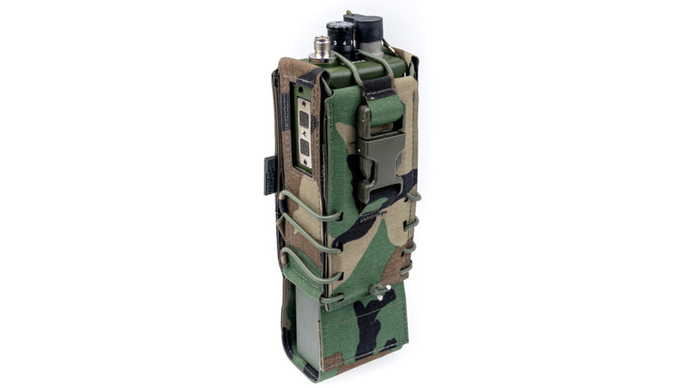 Raptor Tactical PRC-152 Radio Pouch, Woodland, PRC152-M81