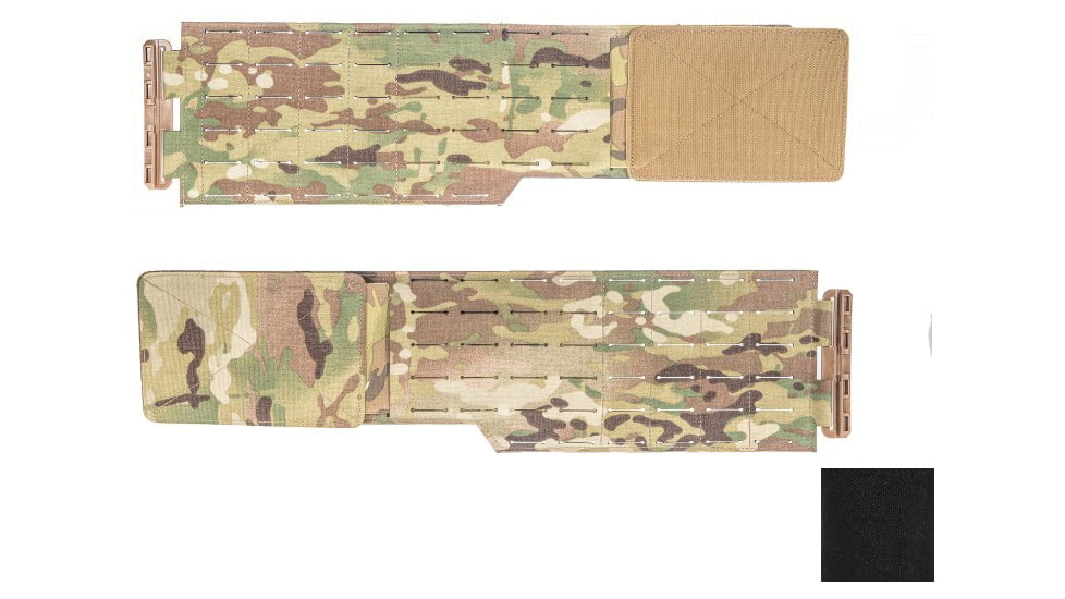 Raptor Tactical RAGNAR Plate Carrier Cummerbund MK2, Black, Extra Large, RT-RAGCB-MK2-BK-XL