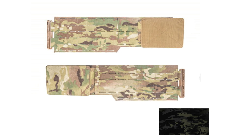 Raptor Tactical RAGNAR Plate Carrier Cummerbund MK2, Multicam Black, Medium, RT-RAGCB-MK2-MCB-M