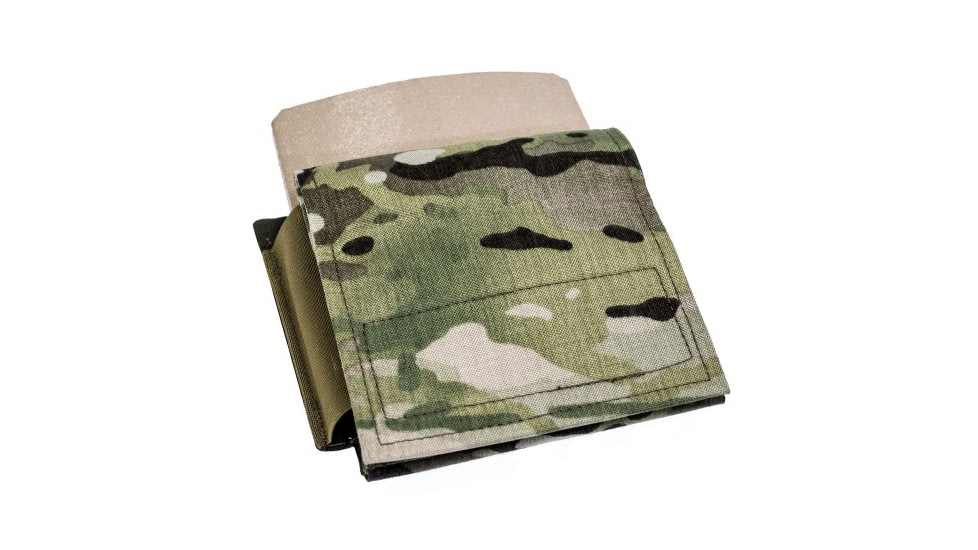 Raptor Tactical Side Plate Pockets, MOLLE/Velcro, 5.5L x 6.5W, MultiCam, RT-SPP-MC-5.5x6