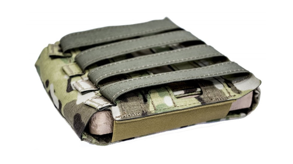 Raptor Tactical Side Plate Pockets, MOLLE/Velcro, 5.5L x 6.5W, MultiCam, RT-SPP-MC-5.5x6