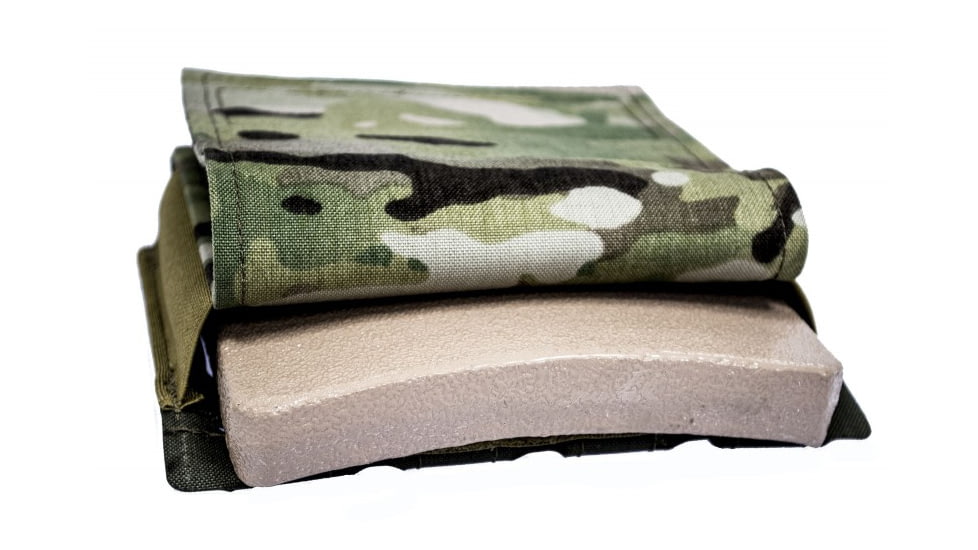 Raptor Tactical Side Plate Pockets, MOLLE/Velcro, 5.5L x 6.5W, MultiCam, RT-SPP-MC-5.5x6
