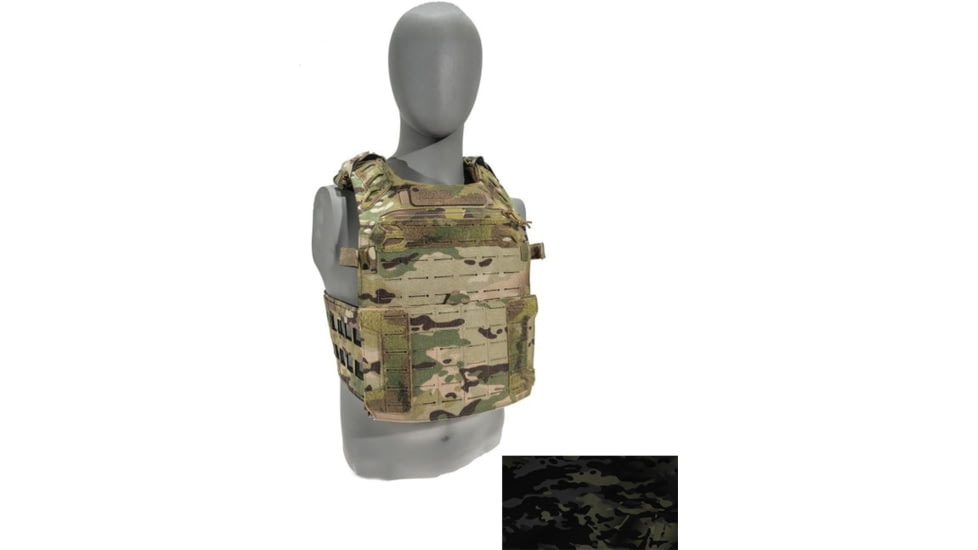 Raptor Tactical THOR Plate Carrier, Multicam Black, Medium, RT-THOR-MCB-M