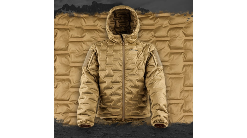 Raptor Tactical Welded Down EXFIL Jacket, Coyote Brown, Extra Large, EXFIL-CB-XL