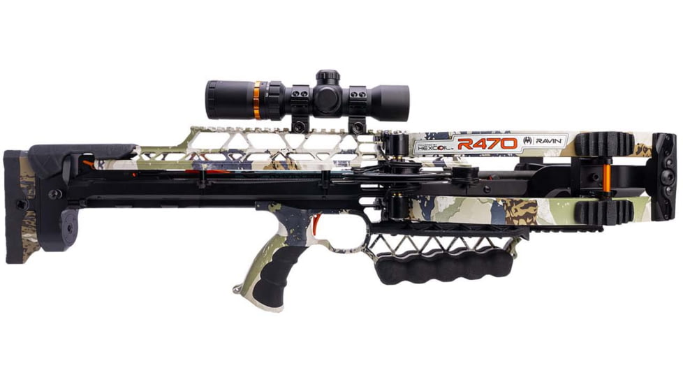 Ravin 470 XK7 Camo Crossbow, 17 lb, 470fps, XK7, R063