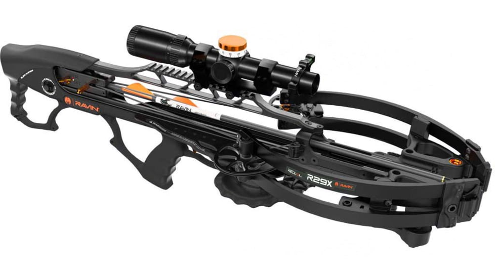 DEMO, Ravin R29x Sniper Crossbow Kit w/3 Arrows, 450fps, 12 lbs, 29in, Silent Cock, Black, R043