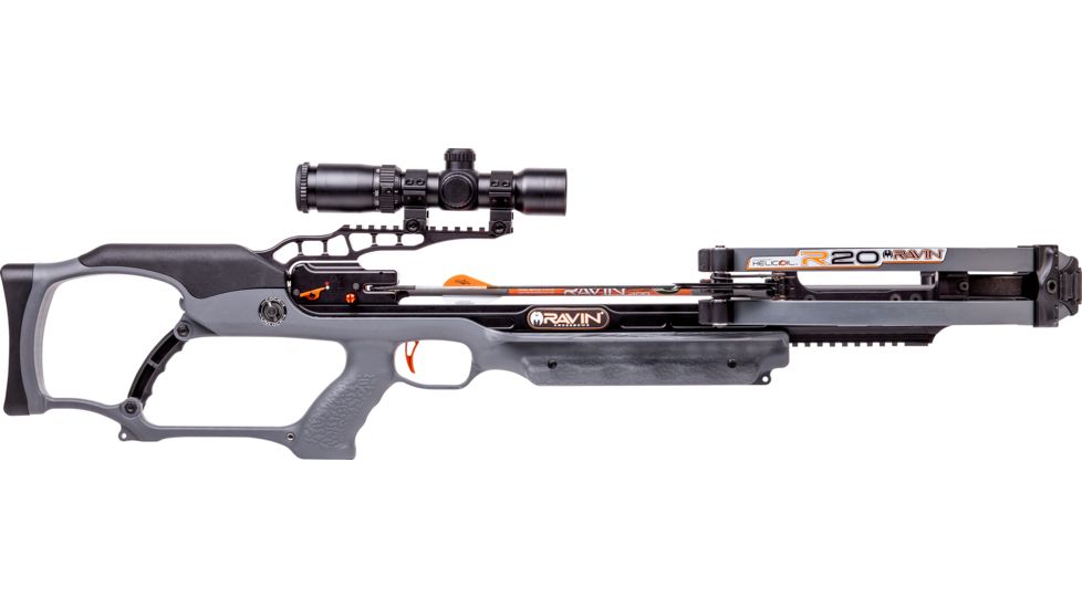 Ravin Crossbow R20 Crossbow, Gunmetal Grey, 430fps, R021