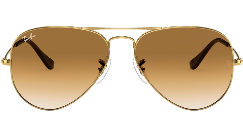 Ray-Ban Aviator Large Metal RB3025 Sunglasses, Arista Crystal Brown Gradient, RB3025 001/51-5514