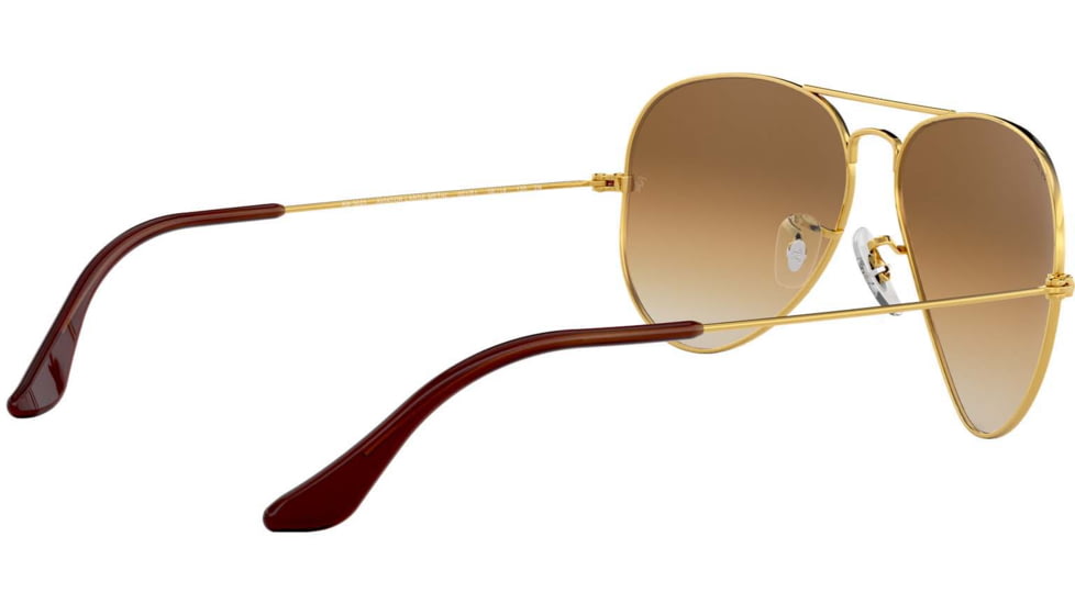 Ray-Ban Aviator Large Metal RB3025 Sunglasses, Arista Crystal Brown Gradient, RB3025 001/51-5514