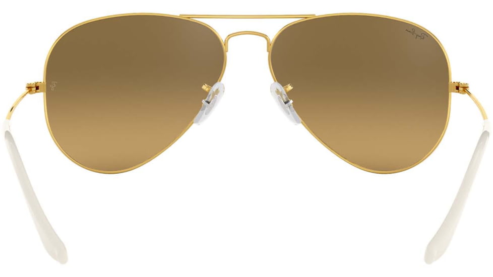 Ray-Ban Aviator Large Metal RB3025 Sunglasses, Arista Crystal Brown Mirror Silver Gradient, RB3025 001/3K-5514