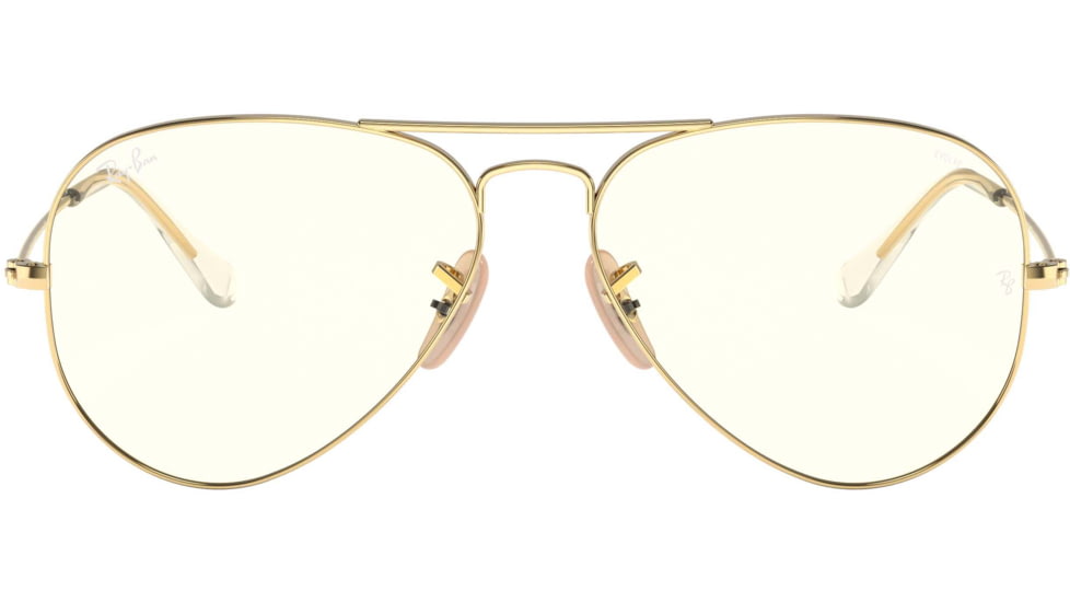 Ray-Ban Aviator Large Metal RB3025 Sunglasses, Arista, 55, RB3025-001-5F-55