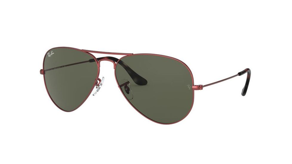 Ray-Ban Aviator Large Metal Sunglasses RB3025 918831-55 - , Green Lenses