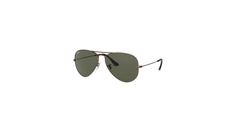 Ray-Ban Aviator Large Metal Sunglasses RB3025 918931-55 - , Green Lenses