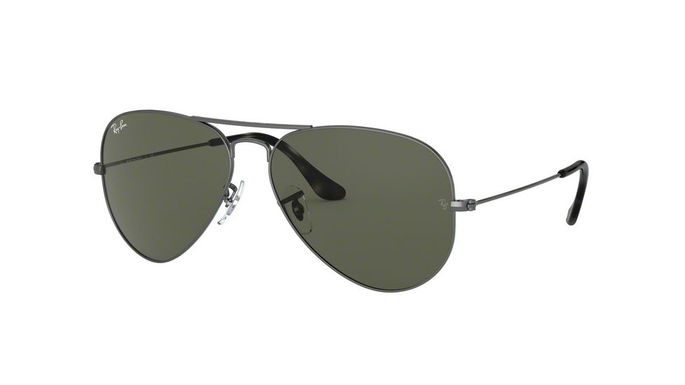 Ray-Ban Aviator Large Metal Sunglasses RB3025 919031-55 - , Green Lenses