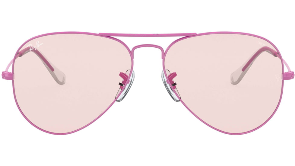 Ray-Ban Aviator Large Metal Sunglasses RB3025 9224T5-55 - , photo evolve pink/violet Lenses