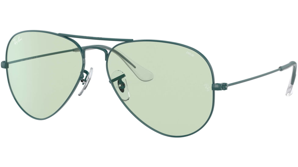 Ray-Ban Aviator Large Metal RB3025 Sunglasses, Petroleum, 55, RB3025-9225T1-55