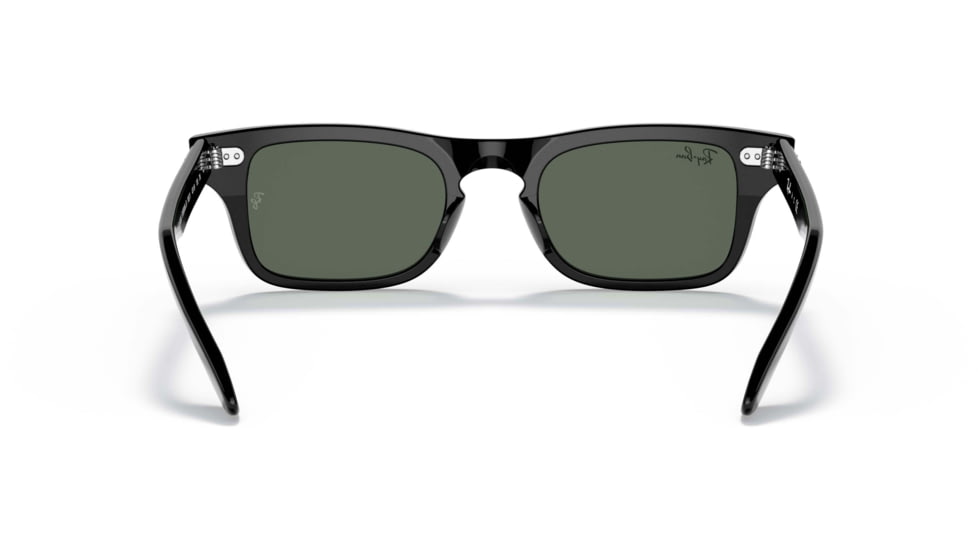 Ray-Ban Burbank JR RJ9083S Sunglasses, Dark Green Lenses, Black, 43, RJ9083S-100-71-43