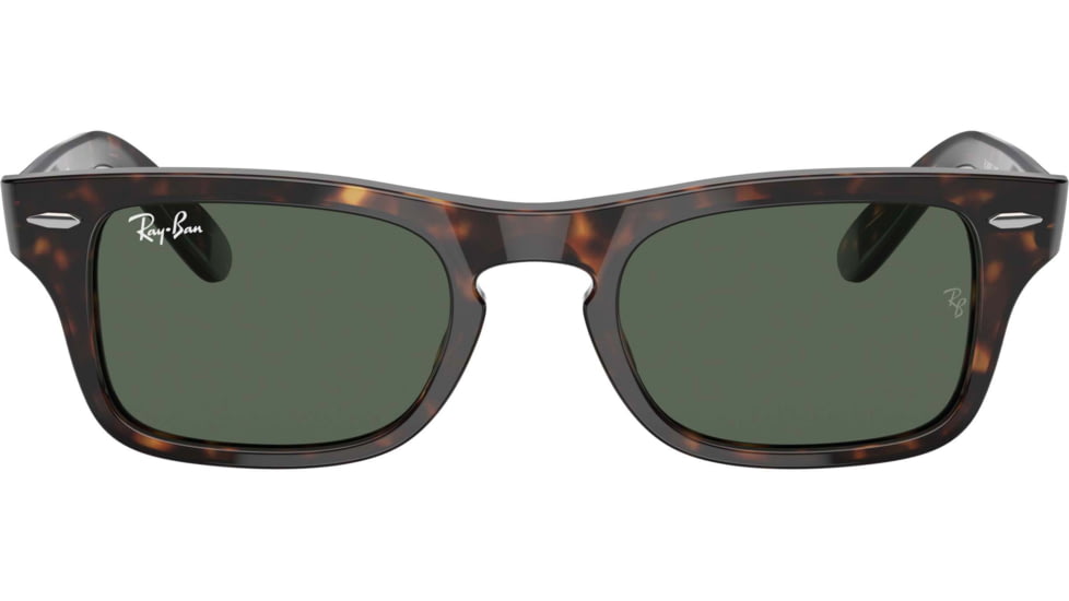 Ray-Ban Burbank JR RJ9083S Sunglasses, Dark Green Lenses, Havana, 43, RJ9083S-710271-43