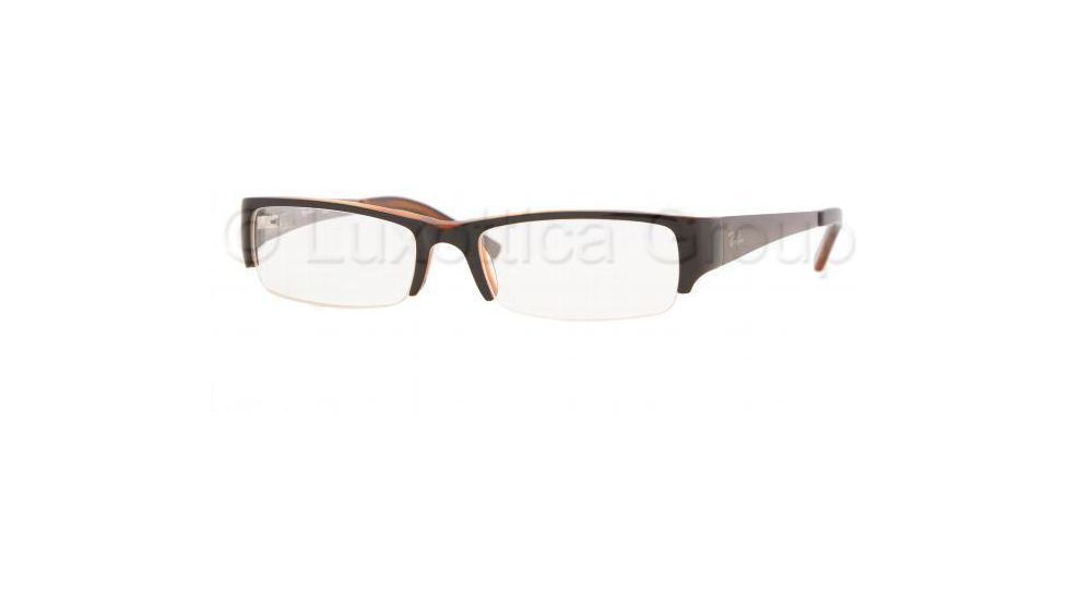 Ray-Ban Eyeglass Frames RX5124 2044-5117 - Top Black On Red Havan 