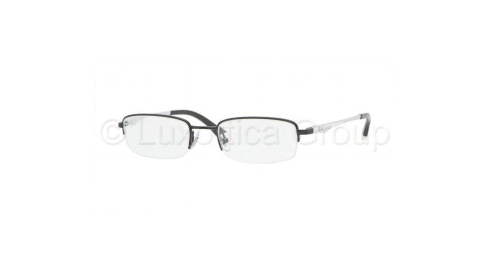 Ray-Ban RX 6133 Eyeglasses Styles - Black Frame w/Non-Rx 49 mm Diameter Lenses, 2672-4919