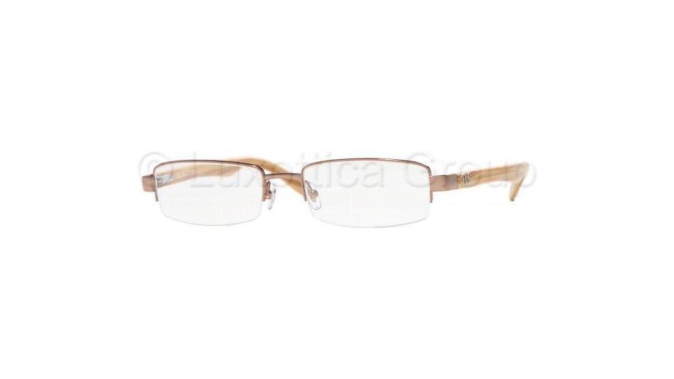Ray-Ban Eyeglass Frames RX8588 1033-5218 - Light Brown Gloss 