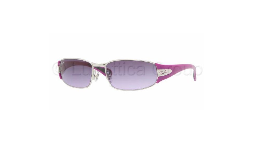 Ray-Ban Junior RJ 9522S Sunglasses Styles - Shiny Silver Frame / Violet Gradient Lenses, 212-90-5315