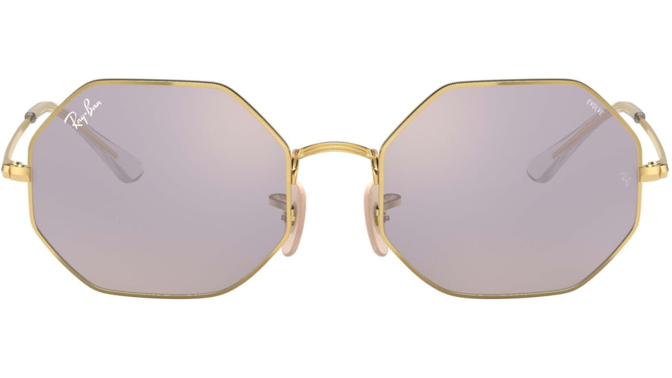 Ray-Ban Octagon 1972 Sunglasses 001/B3-54 - , Photo dark grey mirror gold Lenses