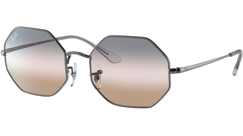 Ray-Ban Octagon RB1972 Sunglasses, Gunmetal, 54, RB1972-004-GC-54