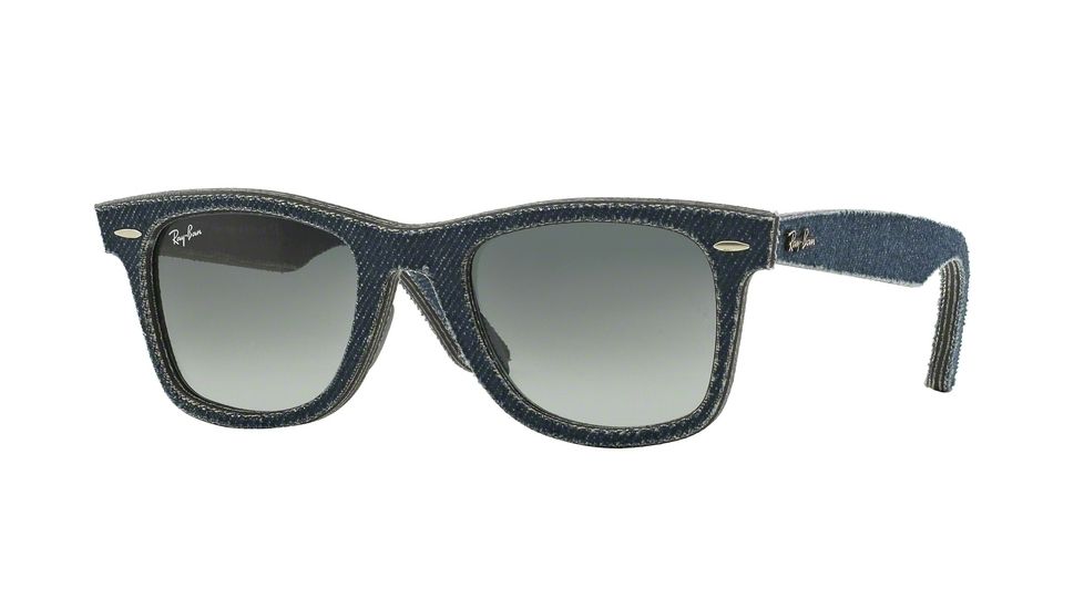 Ray-Ban Original Wayfarer Sunglasses RB2140 116371-50 - Jeans Frame, Grey Gradient Dark Grey Lenses