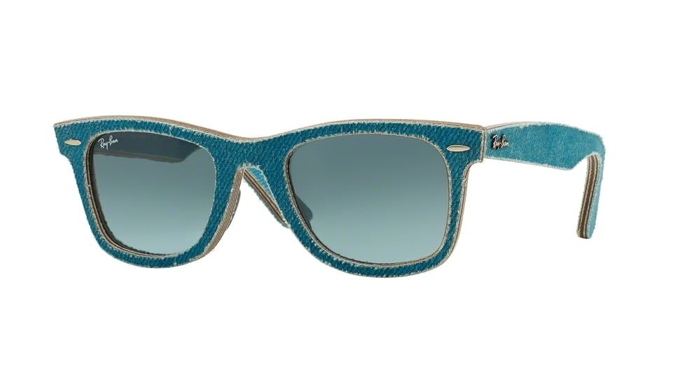 Ray-Ban Original Wayfarer Sunglasses RB2140 11644M-50 - Jeans Azure Frame, Blue Gradient Grey Lenses