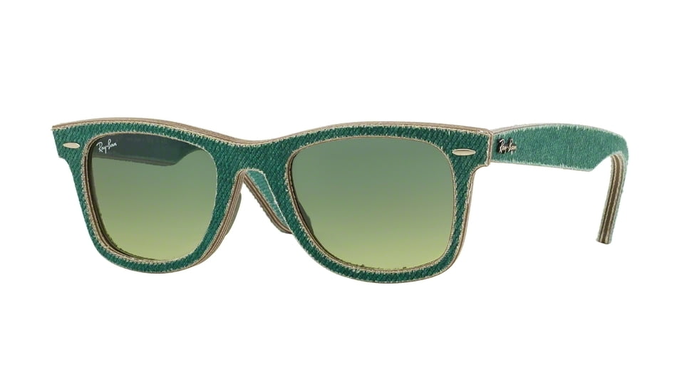 Ray-Ban Original Wayfarer Sunglasses RB2140 11663M-50 - Jeans Green Frame, Green Gradient Green Lenses