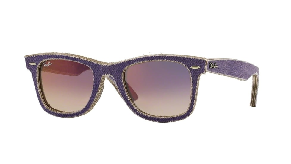 Ray-Ban Original Wayfarer Sunglasses RB2140 1167S5-50 - Jeans Violet Frame, Clear Gradient Violet Lenses