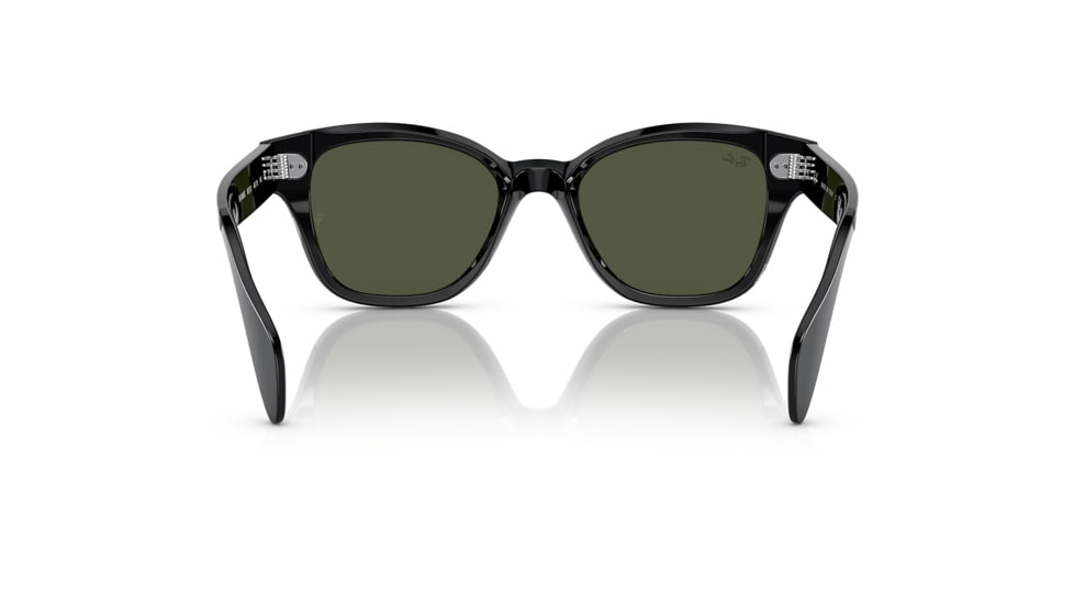 Ray-Ban RB0880S Sunglasses, Black Frame, Green Lens, 49, RB0880S-901-31-49