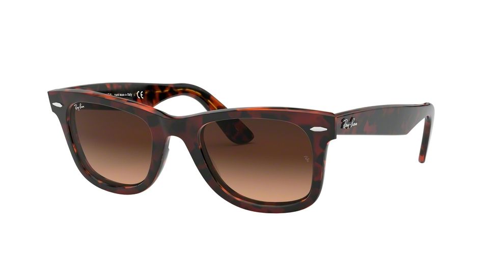 Ray-Ban RB2140F Sunglasses 1275A5-52 - , Pink Gradient Brown Lenses
