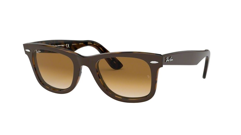 Ray-Ban RB2140F Sunglasses 127651-52 - , Clear Gradient Brown Lenses