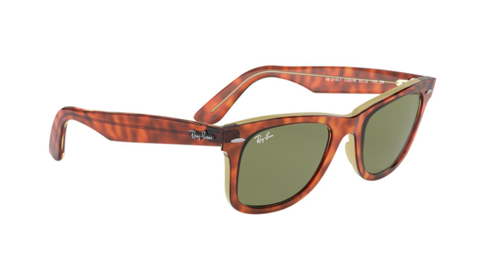 Ray-Ban RB2140F Sunglasses 12934E-52 - , Bottle Green Lenses