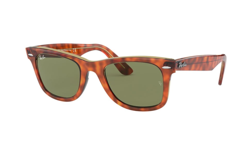 Ray-Ban RB2140F Sunglasses 12934E-52 - , Bottle Green Lenses